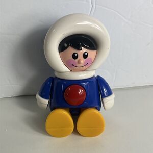 TOLO First Friends ESKIMO Toddler Baby Toy 4½" with Push Belly Squeak